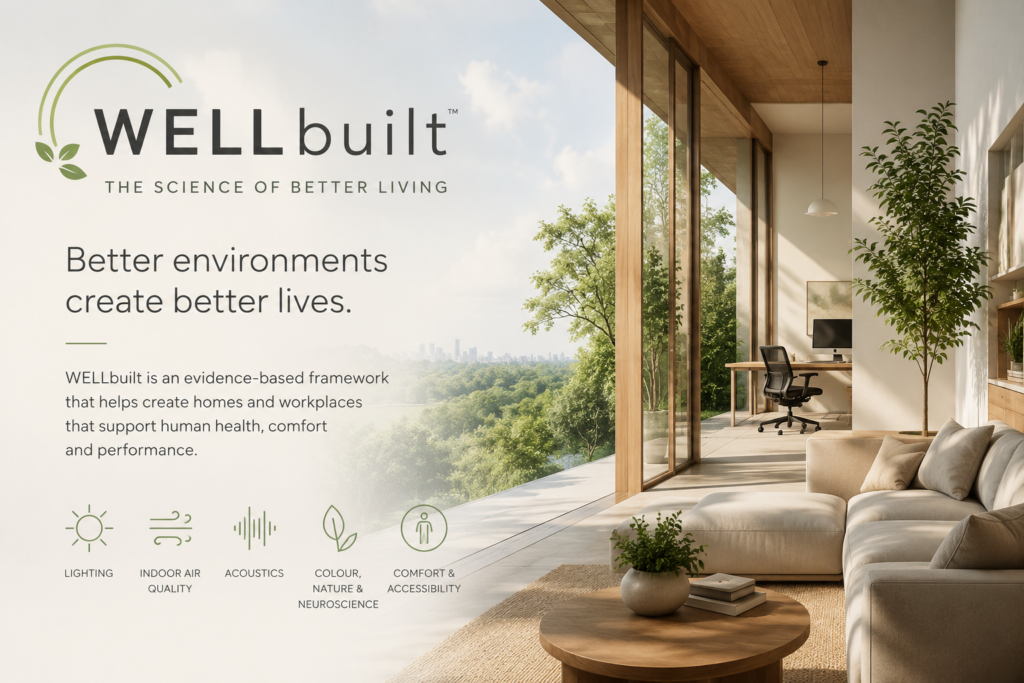 healthy home design, wellness design, human-centred design, healthy building design